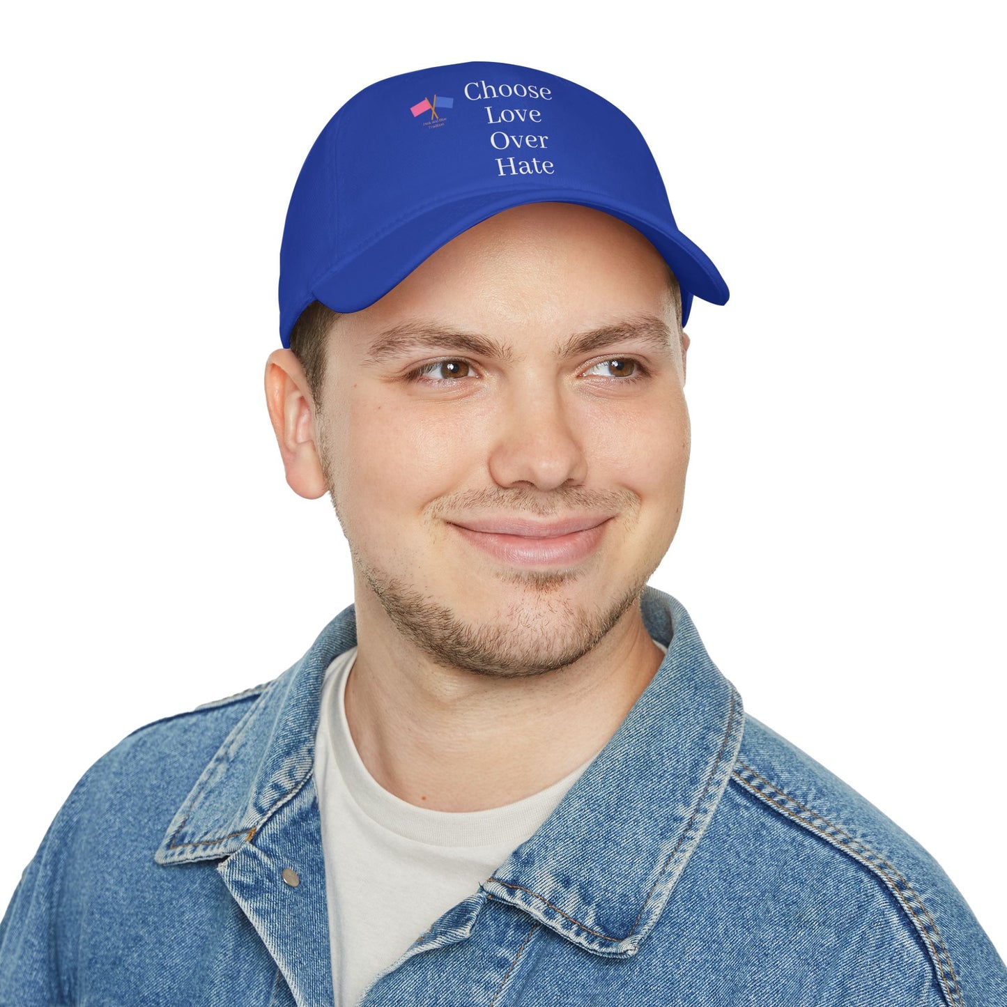 Choose Love Over Hate Baseball Cap - Blue