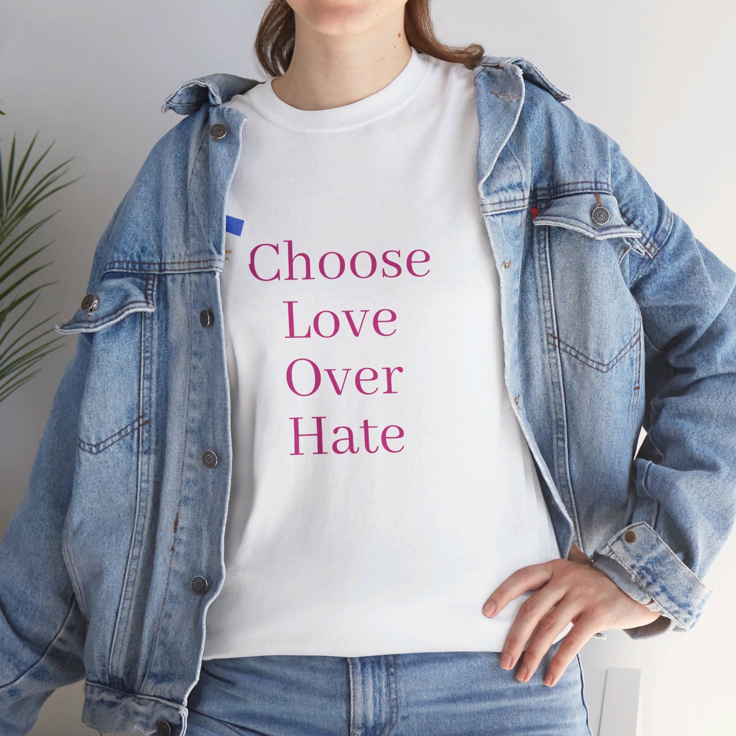 Choose Love Over Hate - Pink