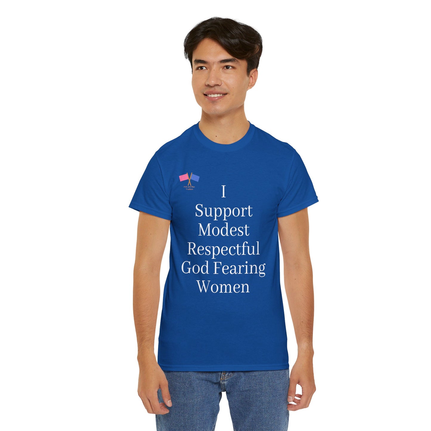 God Fearing Support - Blue Tee