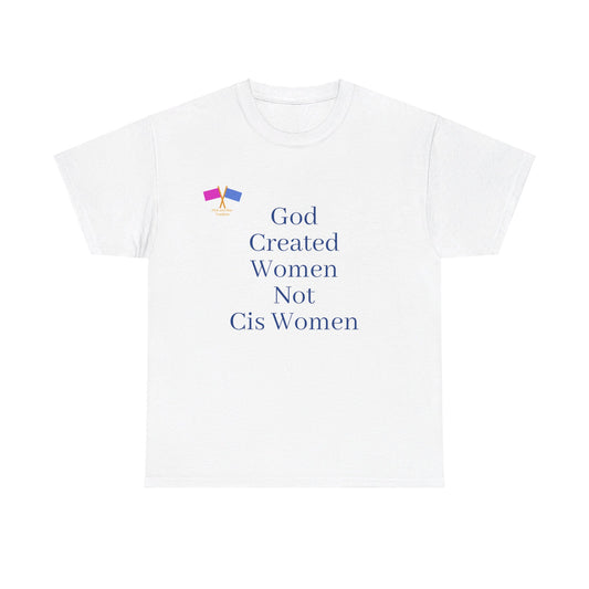 God Created Women Not Cis - Women - Blue