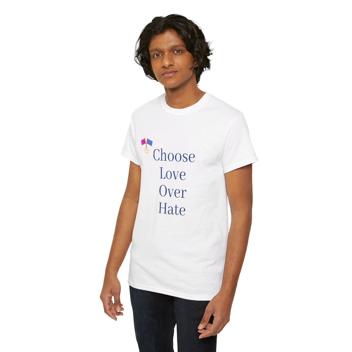 Choose Love Over Hate - Blue