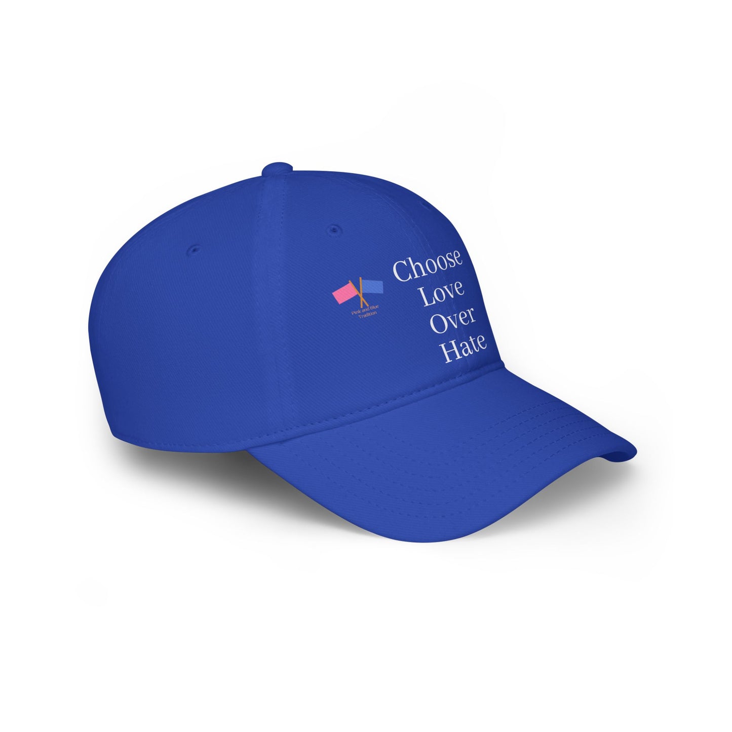 Choose Love Over Hate Baseball Cap - Blue