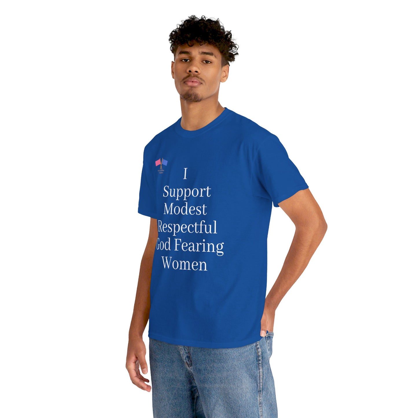 God Fearing Support - Blue Tee